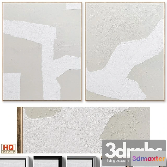 926354 - Large Textural Plaster Abstract Wall Art C 511