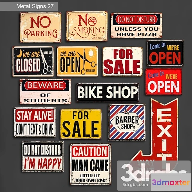 926366 - Metal signs 27