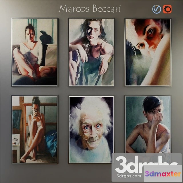 926554 - Paintings by marcos beccari