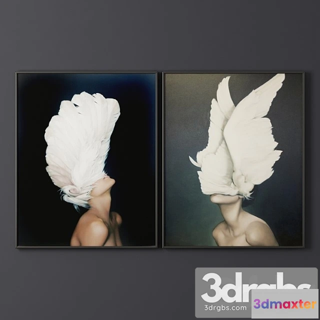 926560 - Paintings in the framework of