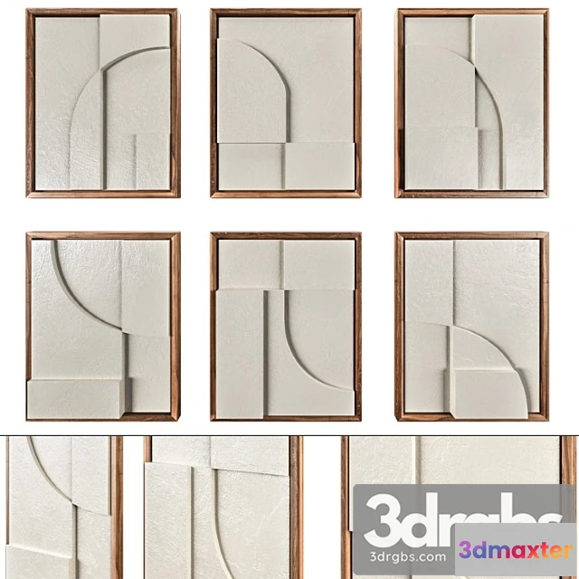 926956 - Plastart Set Of 6 Reliefs