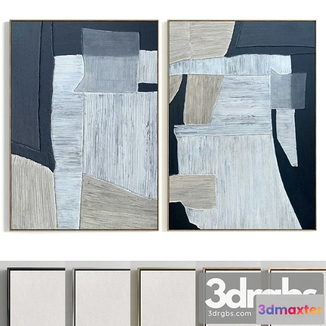 926968 - Plaster Two Photo Frame T 267