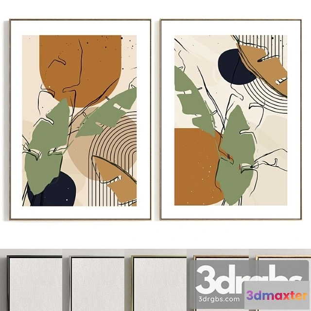 926976 - Plaster Two Photo Frames T 378