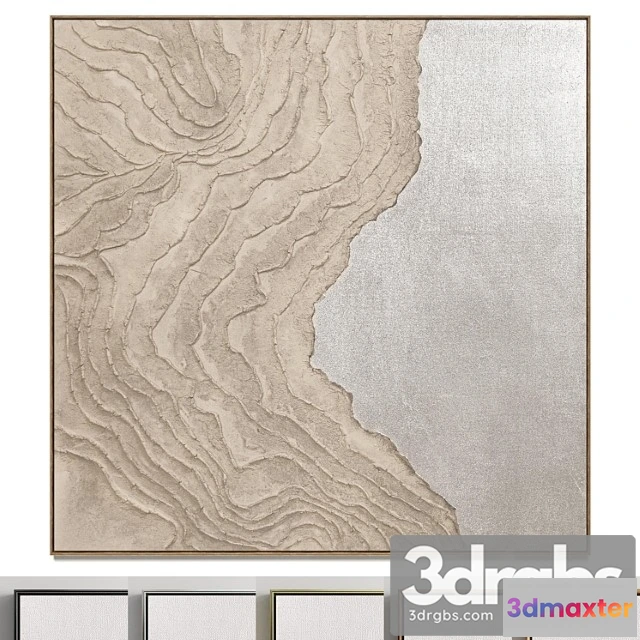 926982 - Plaster two square photo frames 34