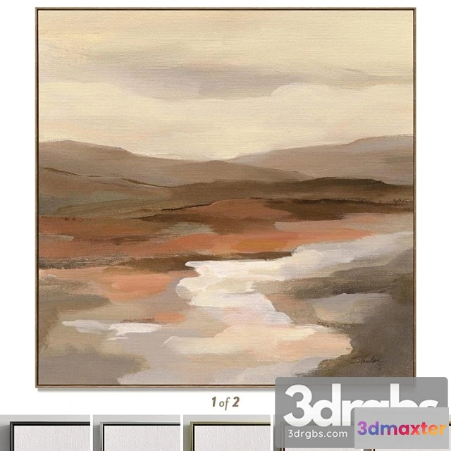 926988 - Plaster Two Square Photo Frames T 147