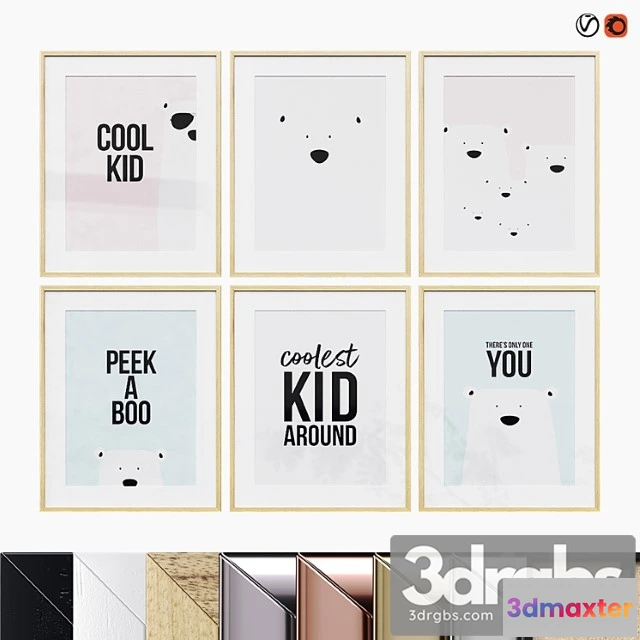 926996 - Poster Set Bear