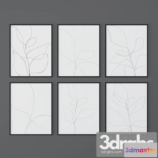 927088 - Set Of Botanical Posters From Minimalinstant
