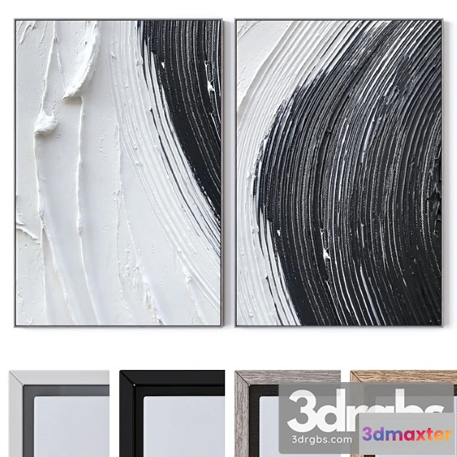 927108 - Set Of Large Wall Paintings 2545