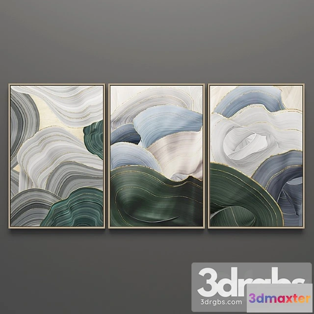 927146 - Set of triptych paintings 6