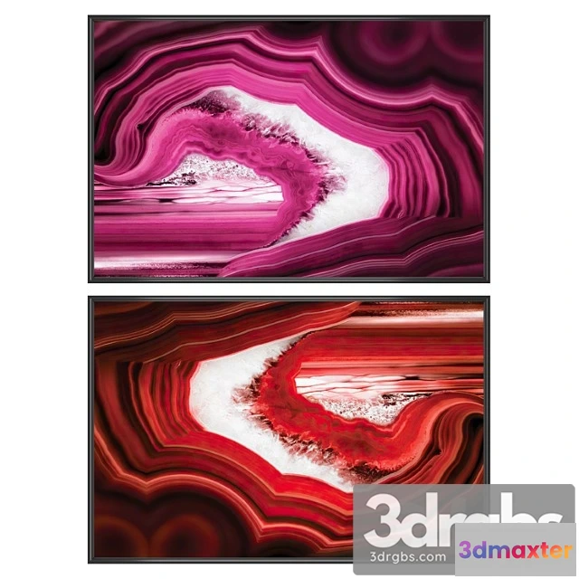 927158 - Set Of Wall Paintings No 3728