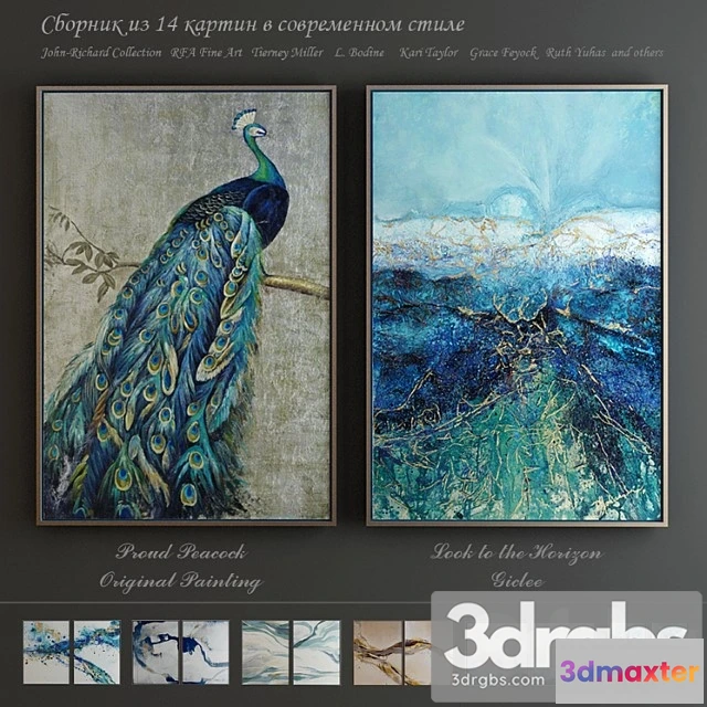927200 - The Collection Of Contemporary Paintings Set 1