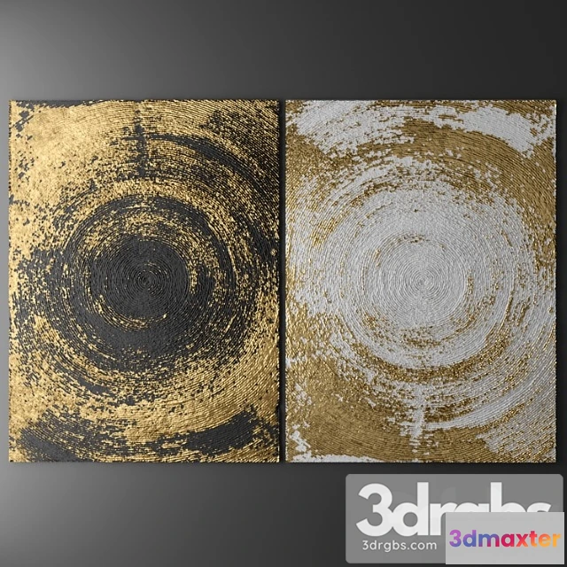 927266 - Wall Decor Picture Gold Luxury Lukhuri