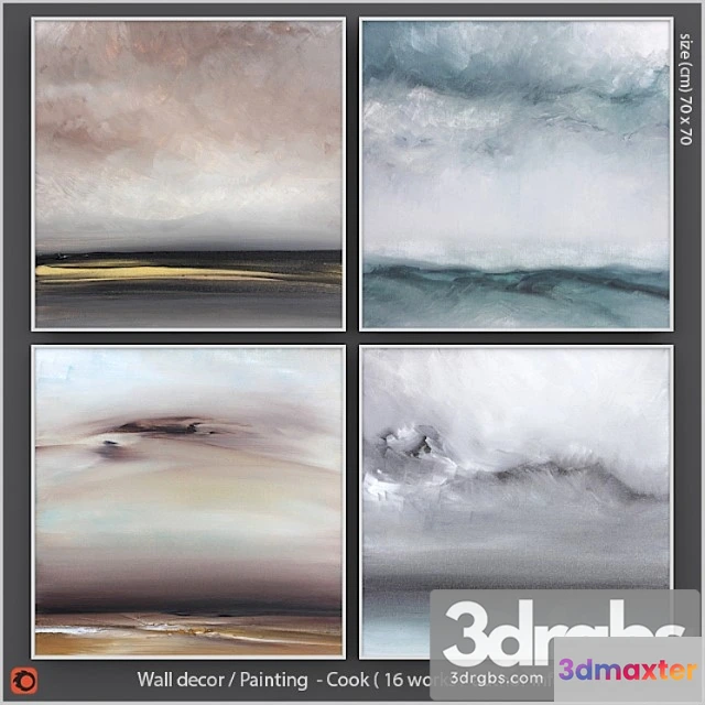 927270 - Wall Decor Pictures Set 12