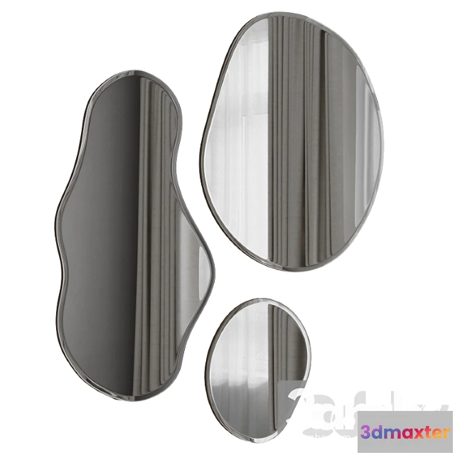 1020840 - 4 compositions of pond mirrors