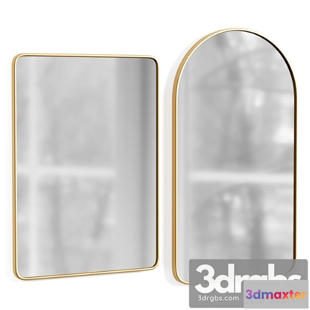 1020848 - Arched metal framed mirror