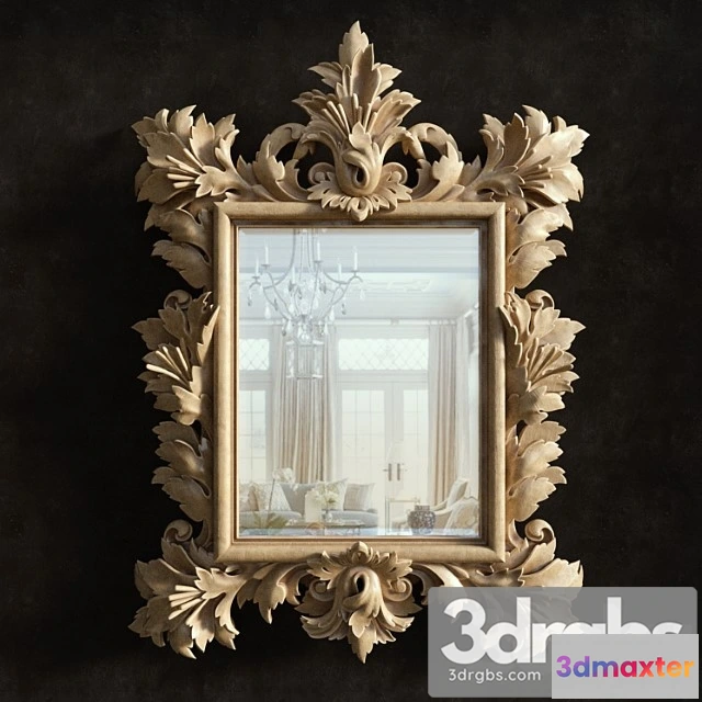 1020862 - Carved mirror