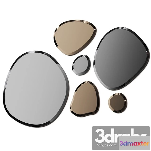 1020866 - Cattelan italia hawaii wall mirrors composition