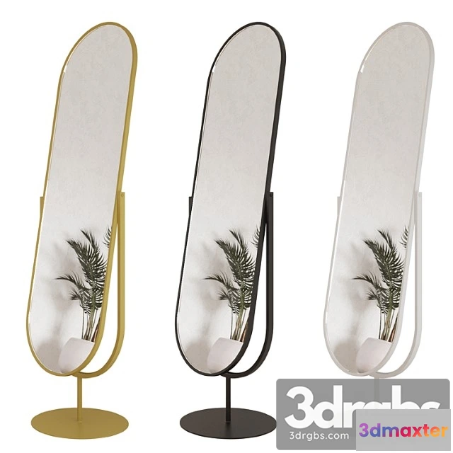 1020906 - Floor mirror on a leg