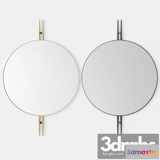 1020924 - Gubi ioi wall mirror ø80 by gam fratesi