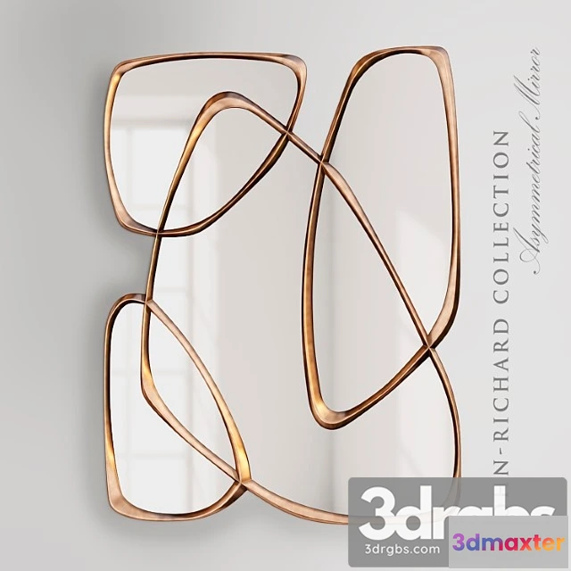 1020942 - John-richard collection Asymmetrical mirror