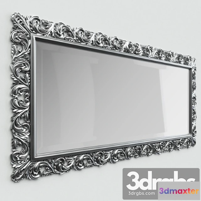 1021018 - Mirror in carved baguette