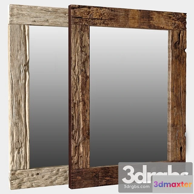 1021090 - Rh reclaimed railroad ties mirror