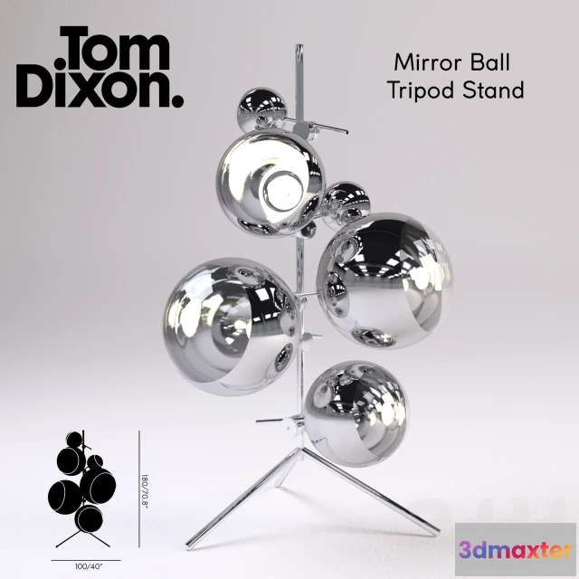 1086818 - Mirror Ball Tripod Stand - 220375