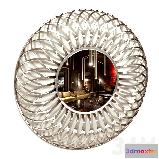 1086996 - Modern Circular Mirror - 220553