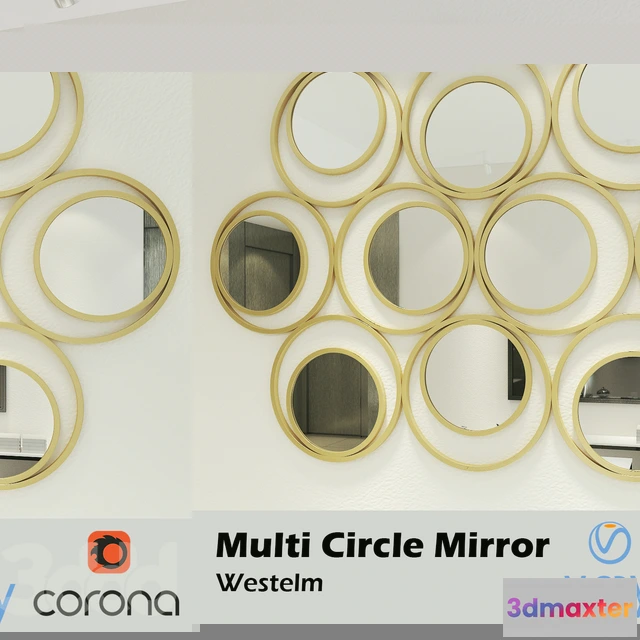 1087384 - Multi-circle Mirror - 220941