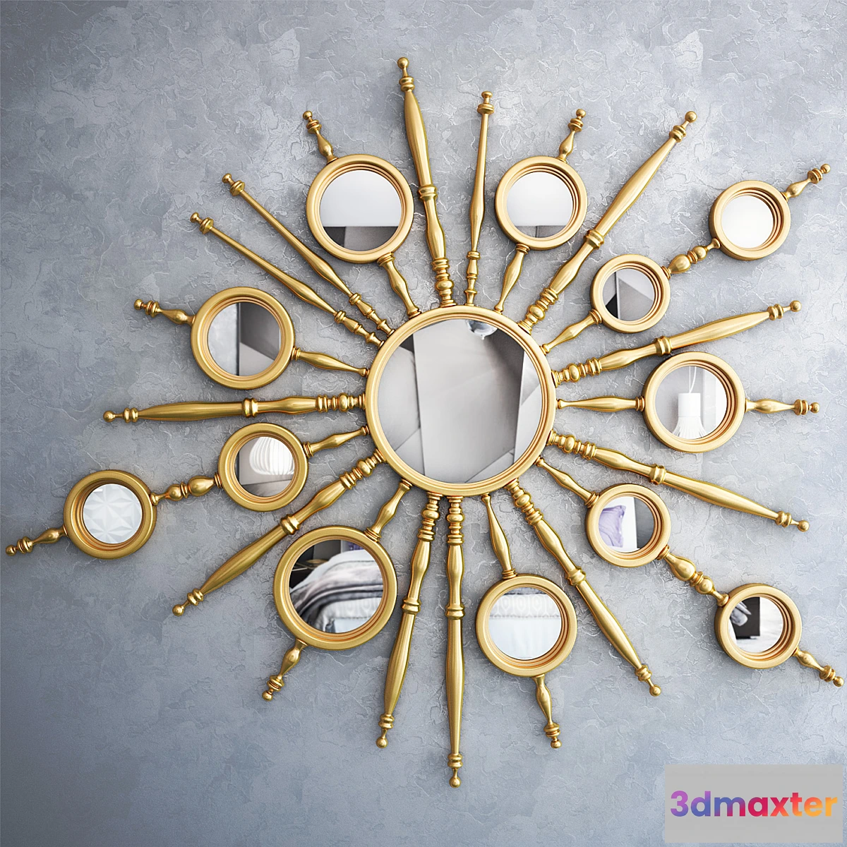 1271819 - Mirror Apollo 3D Max