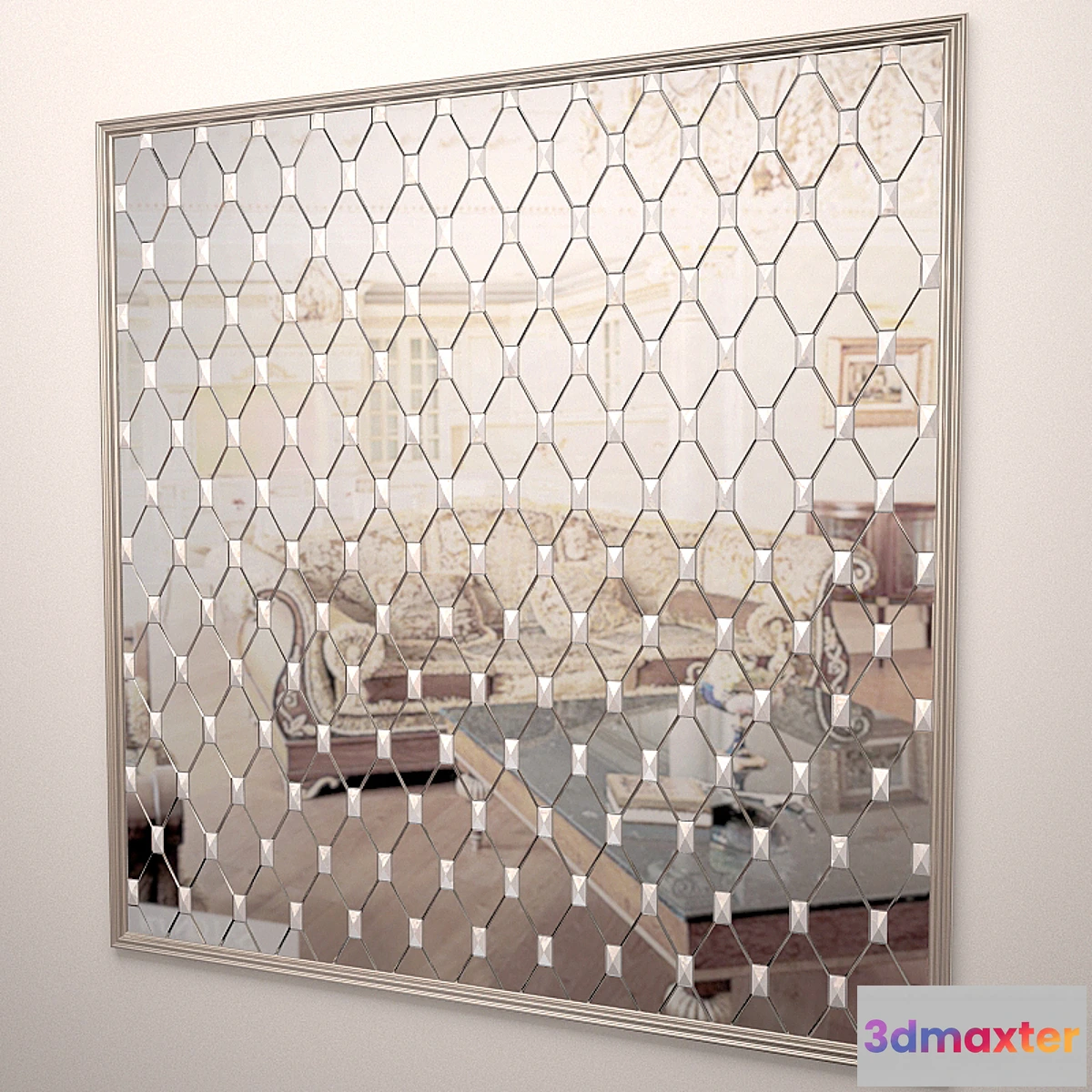 1272086 - Mirror wall panel 3D Max