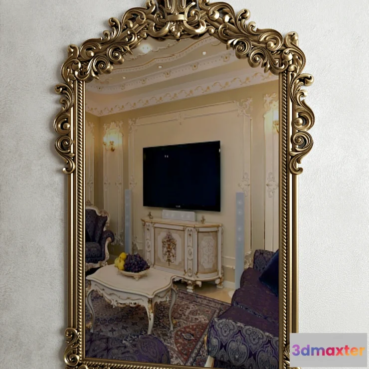 1272890 - Classic mirror design 3D Max