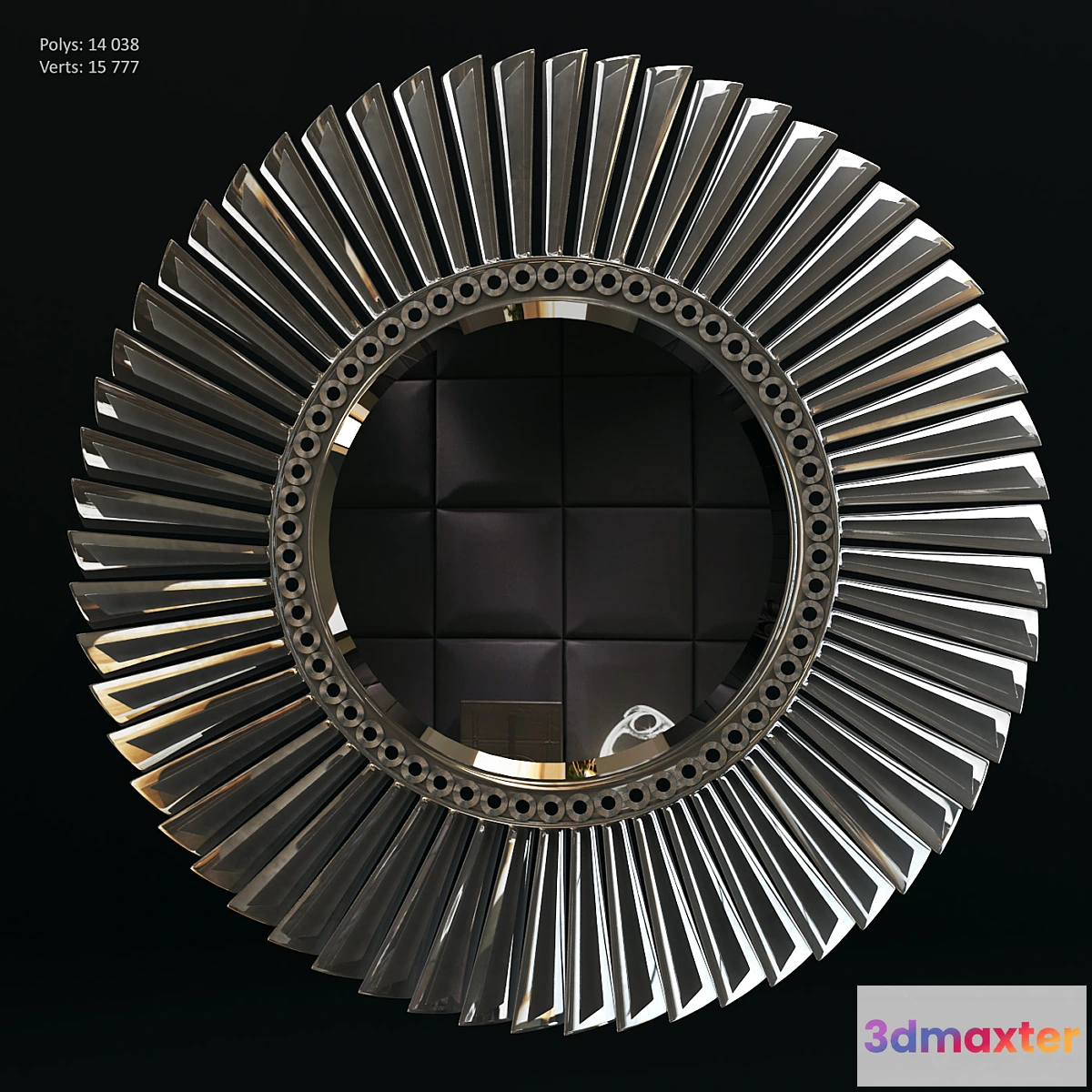 1274520 - Round mirror - No.2 3D Max