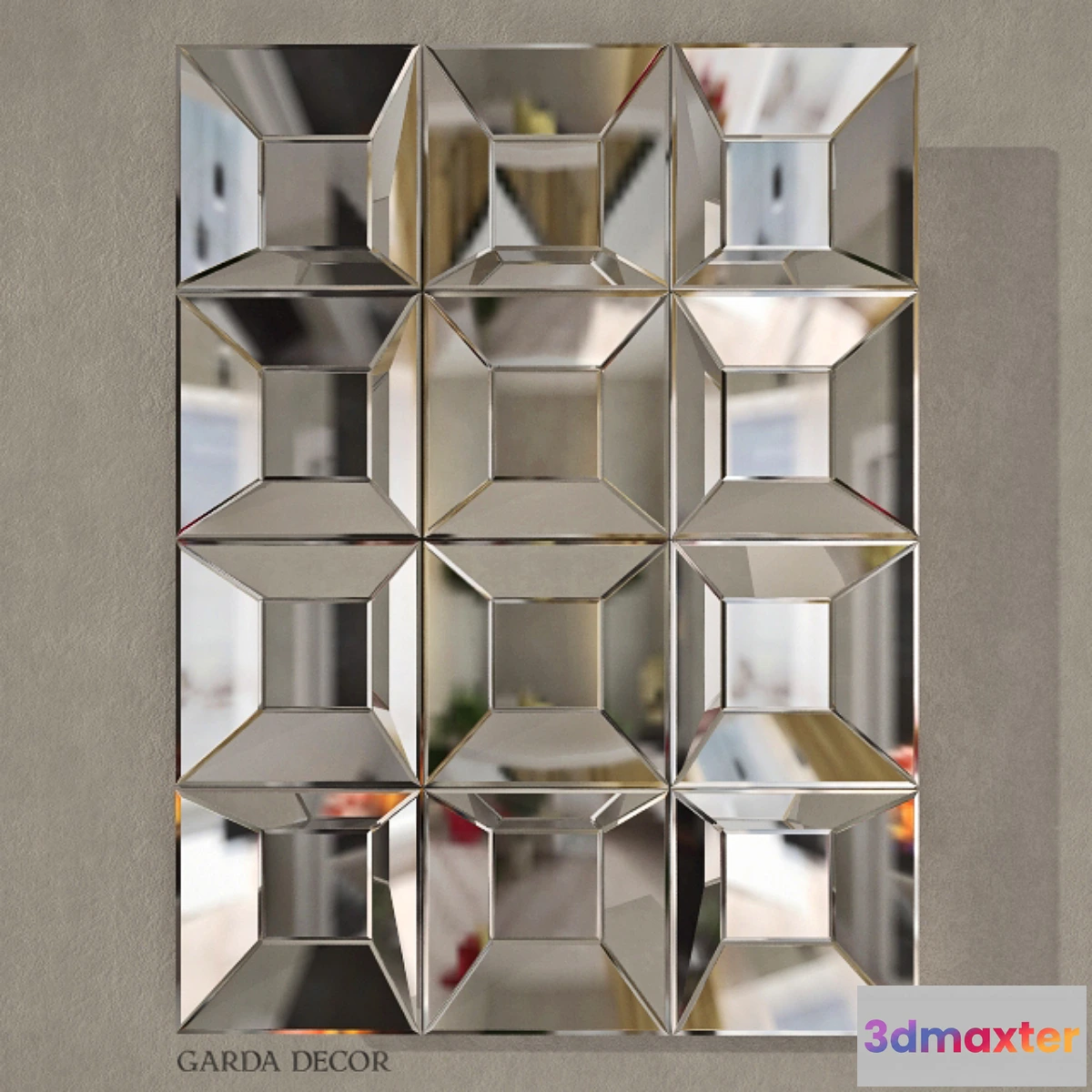 1276550 - Exclusive mirror Garda Decor 3D Max