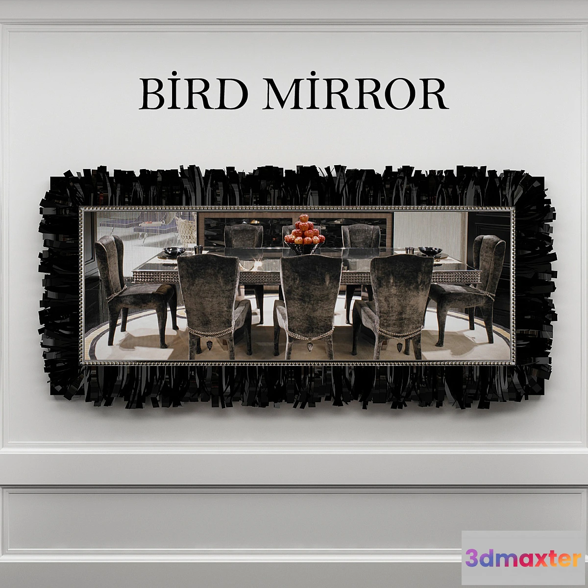 1278932 - Bird mirror 3D Max