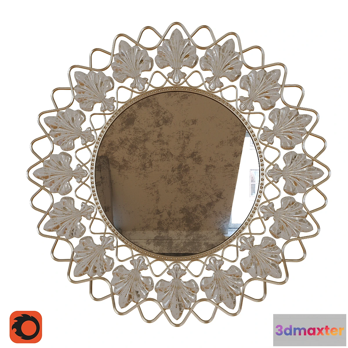 1280110 - Old mirror 3D Max