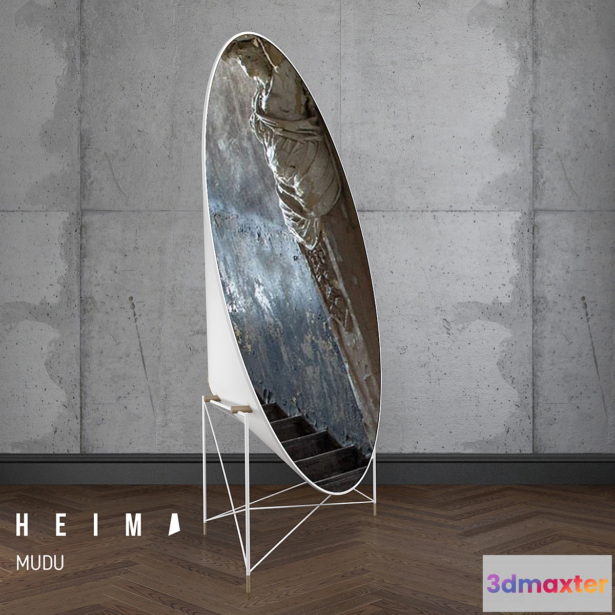 1280950 - Floor mirror Heima Mudu 3D Max