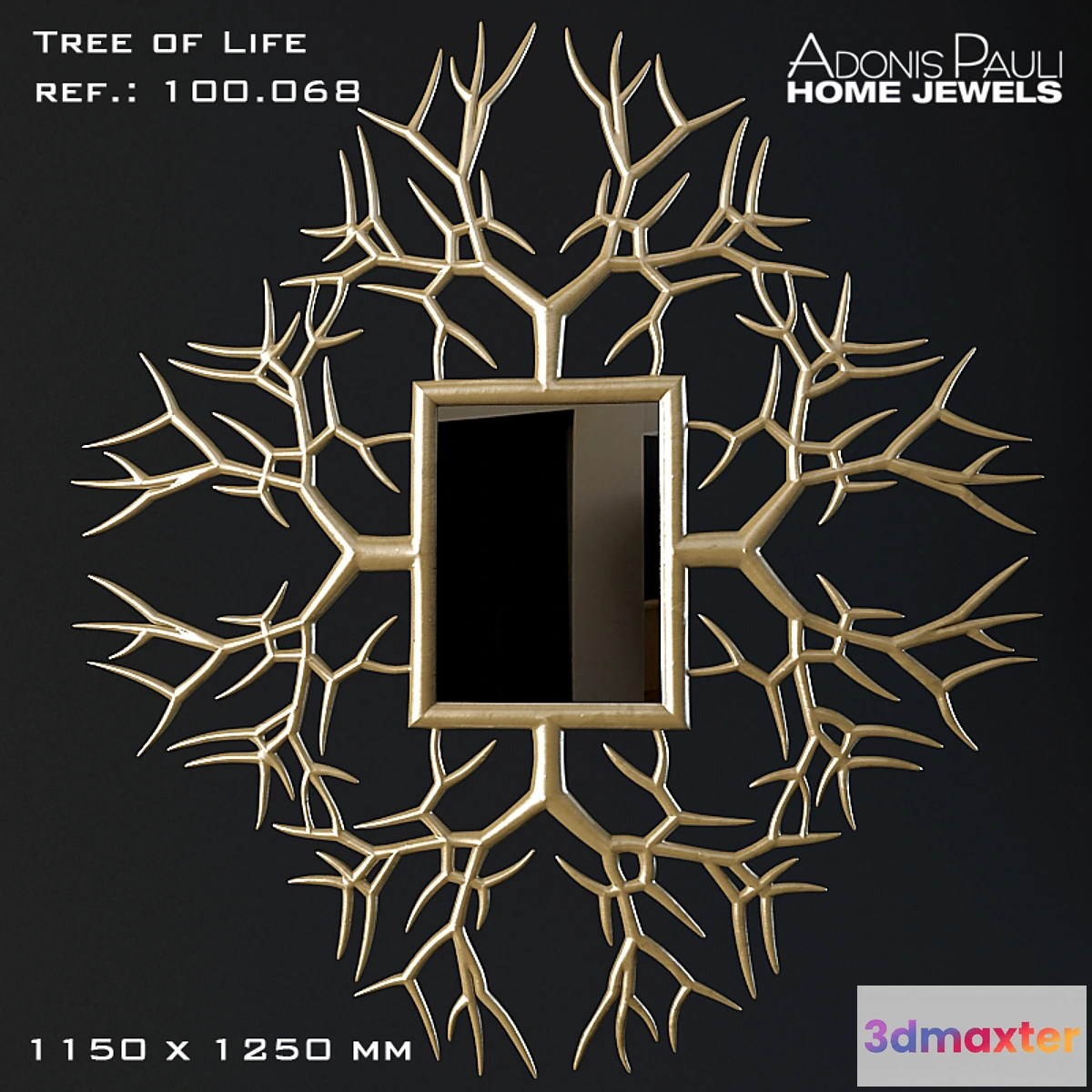 1281202 - Mirror Adonis Pauli Tree of Life 3D Max