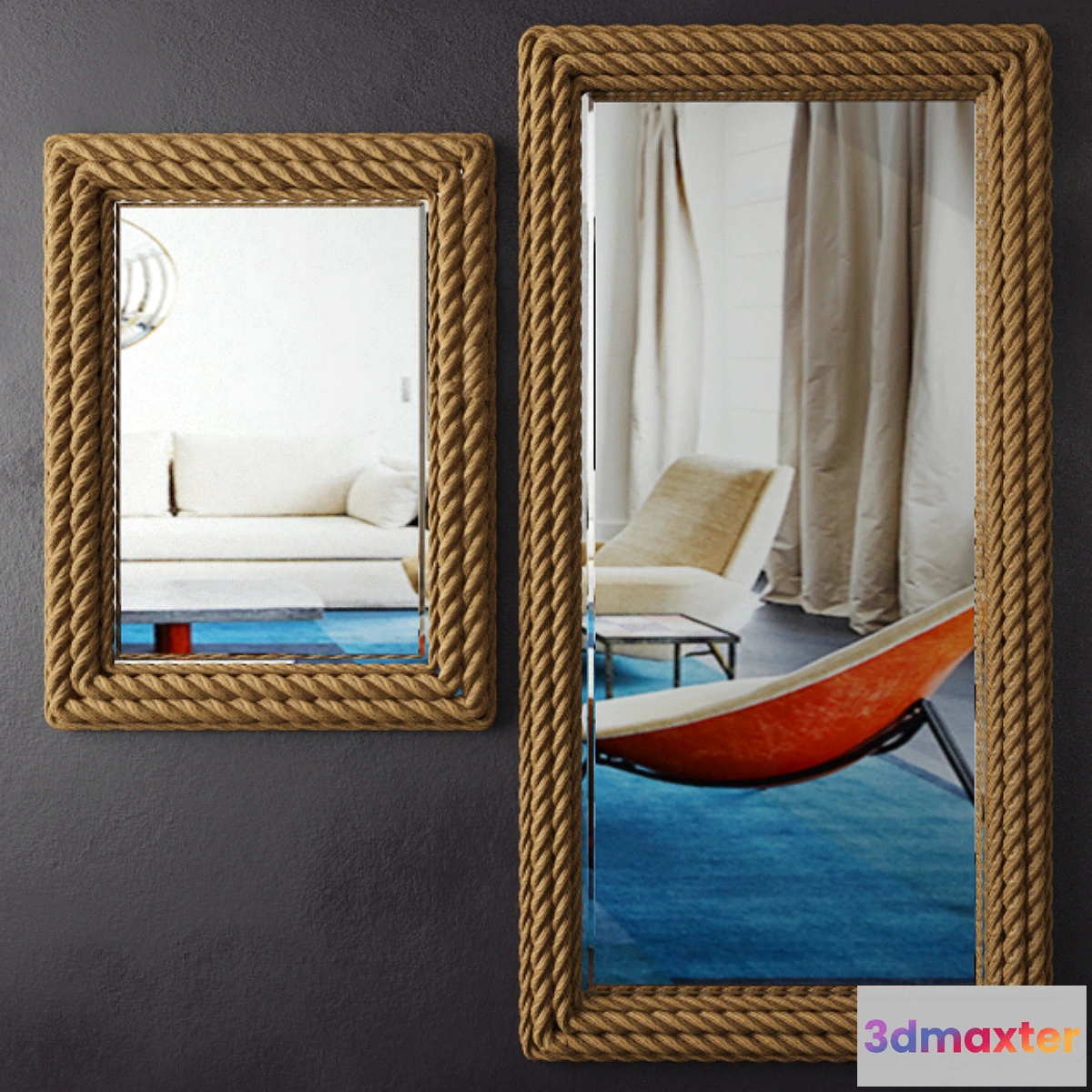 1283688 - Dena Wall Mirrors - No.2 3D Max