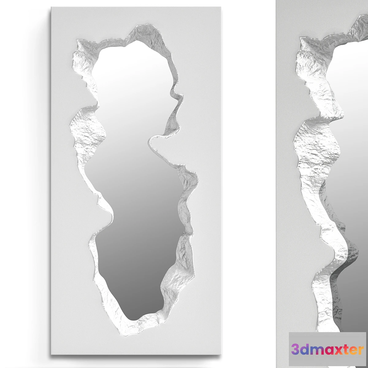 1302785 - broken stone mirror - No.2 3D Max