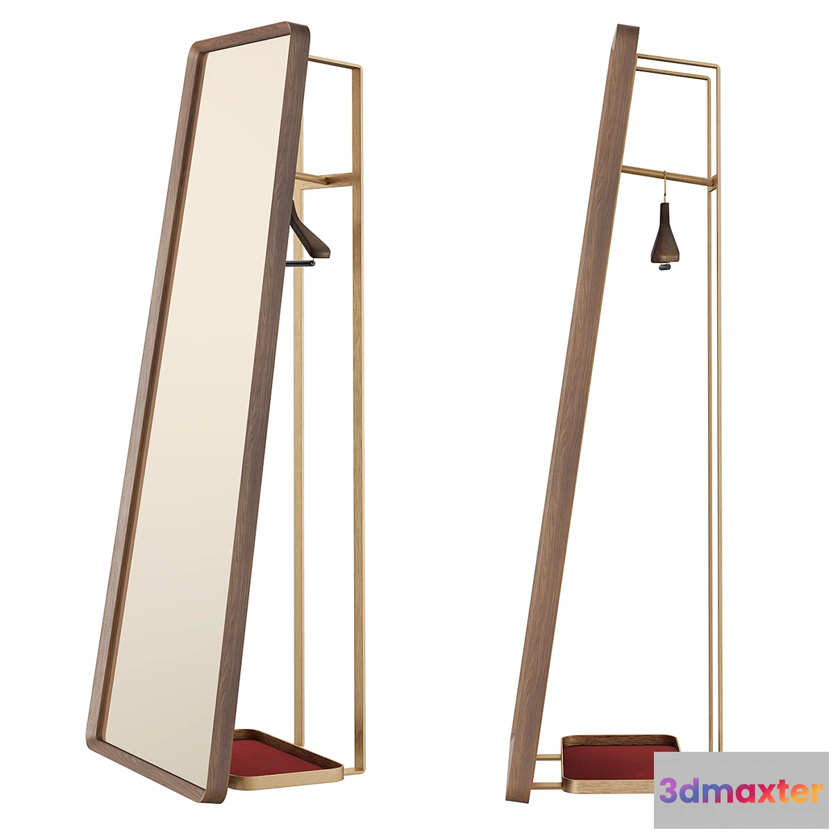 1304980 - Ulivi Salotti Marion Large Mirror 3D Max