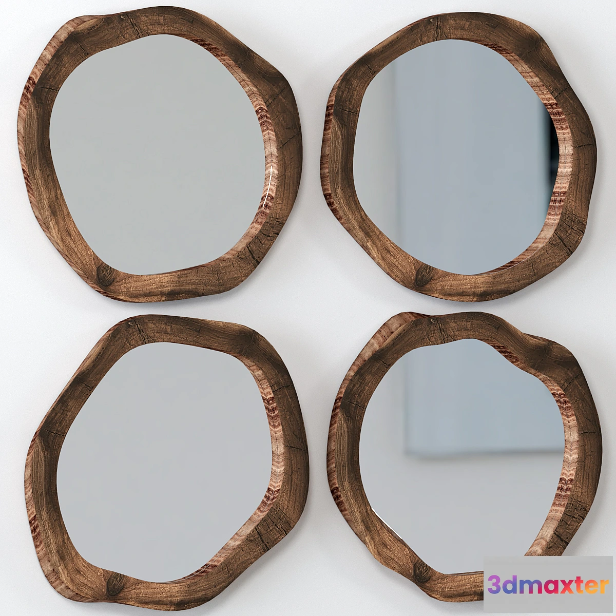 1307353 - Collection of slab mirrors. 3D Max