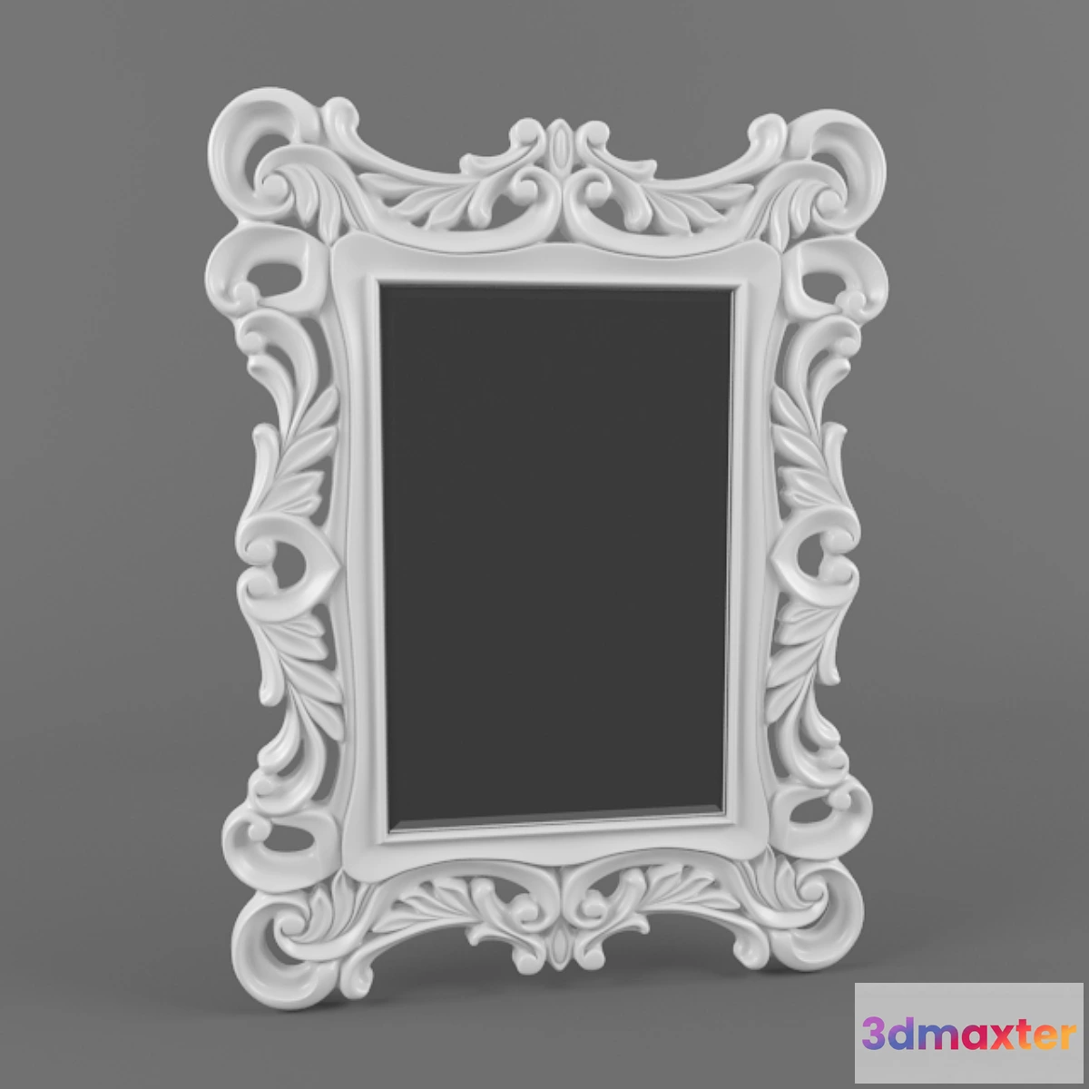 1307531 - Barocco Floor Mirror 3D Max