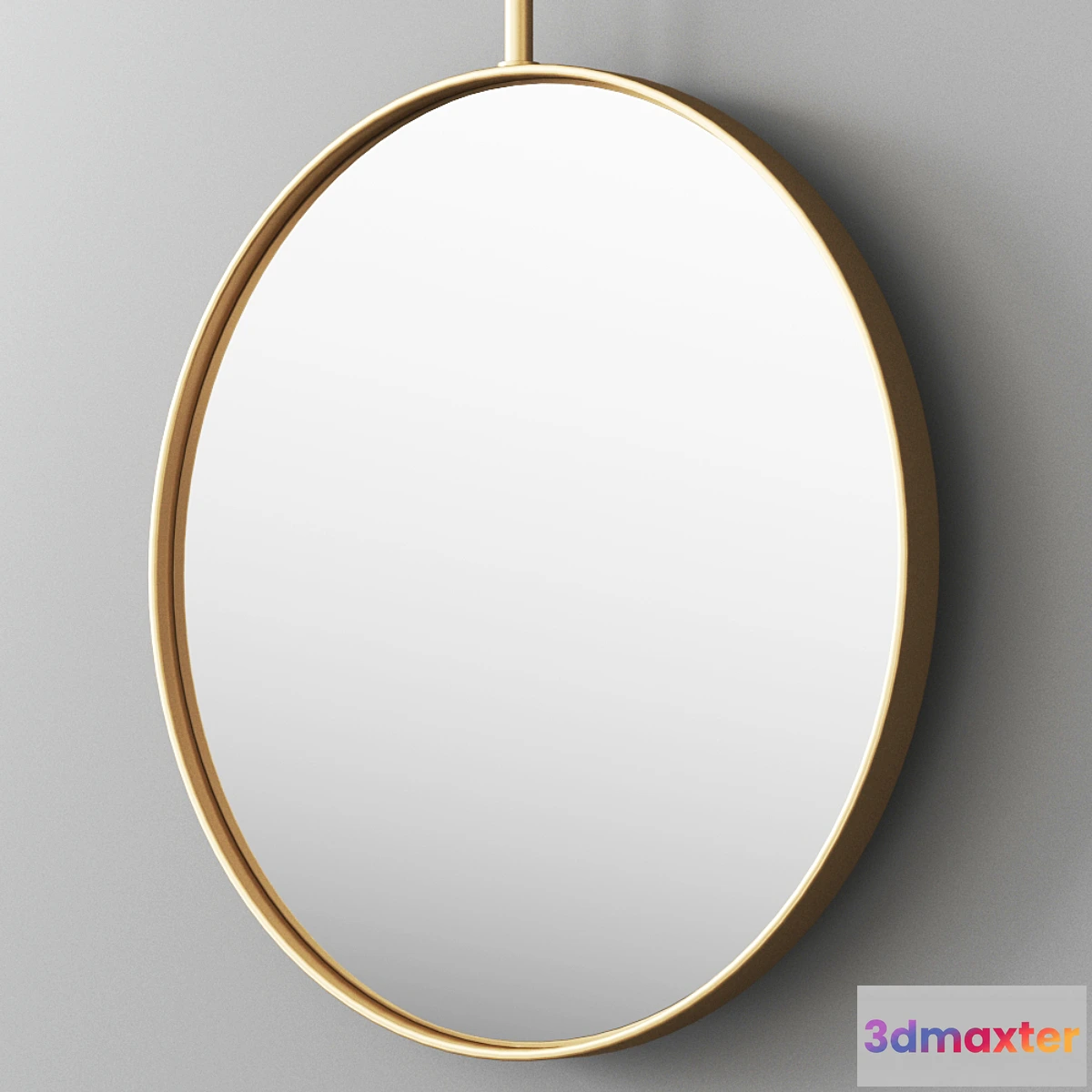 1309469 - DDL FORMA Round framed wall-mounted mirror by DDL Mirror set 3D Max