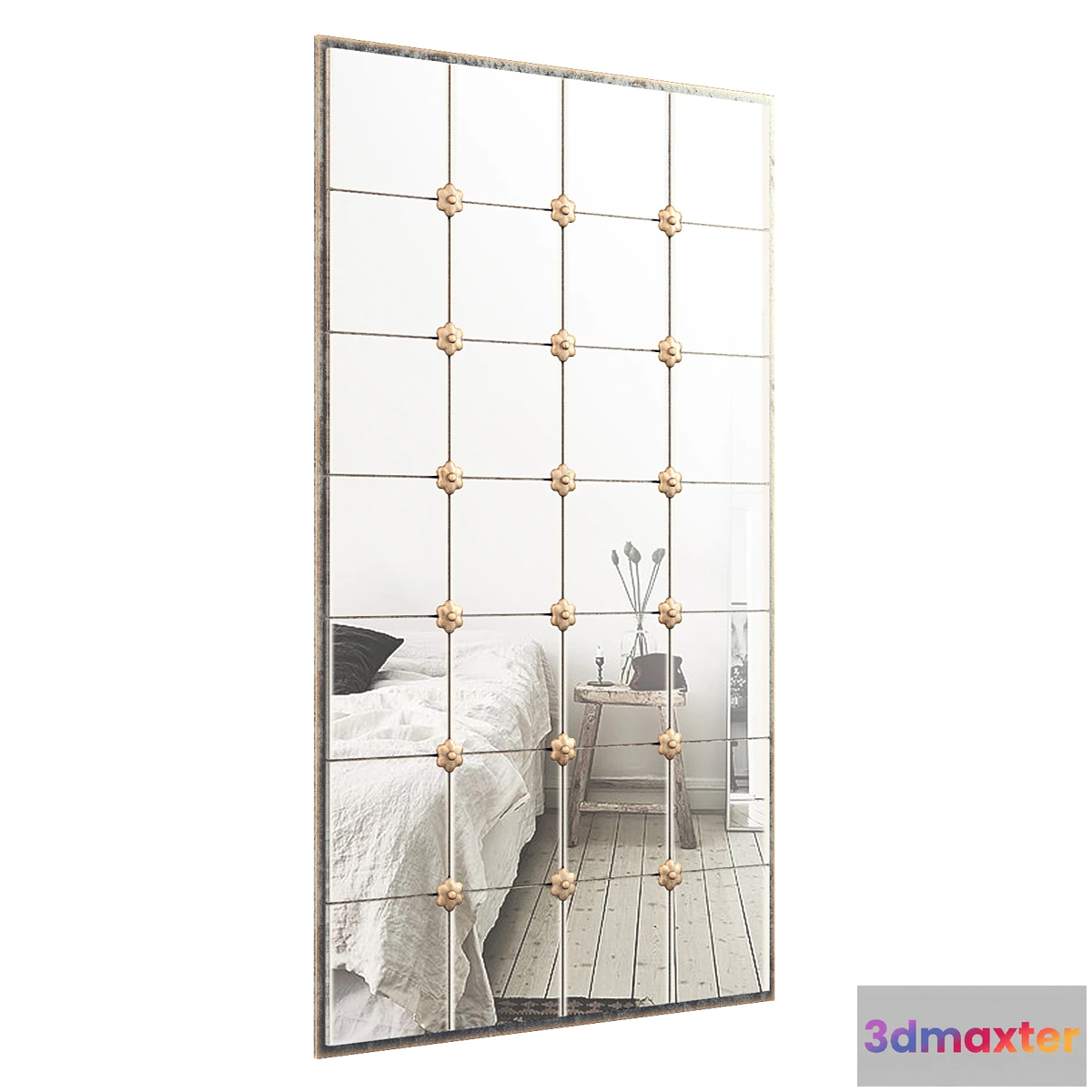 1312625 - Antique Mirror - Eichholtz Cedar 110692 3D Max