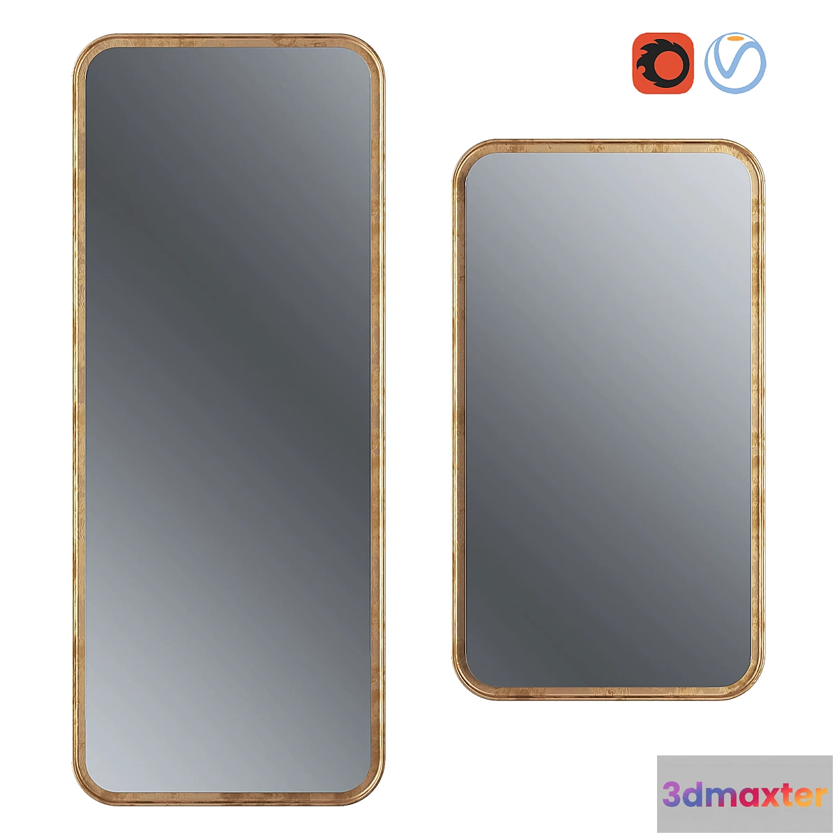 1313911 - Mirror Gold - No.2 3D Max