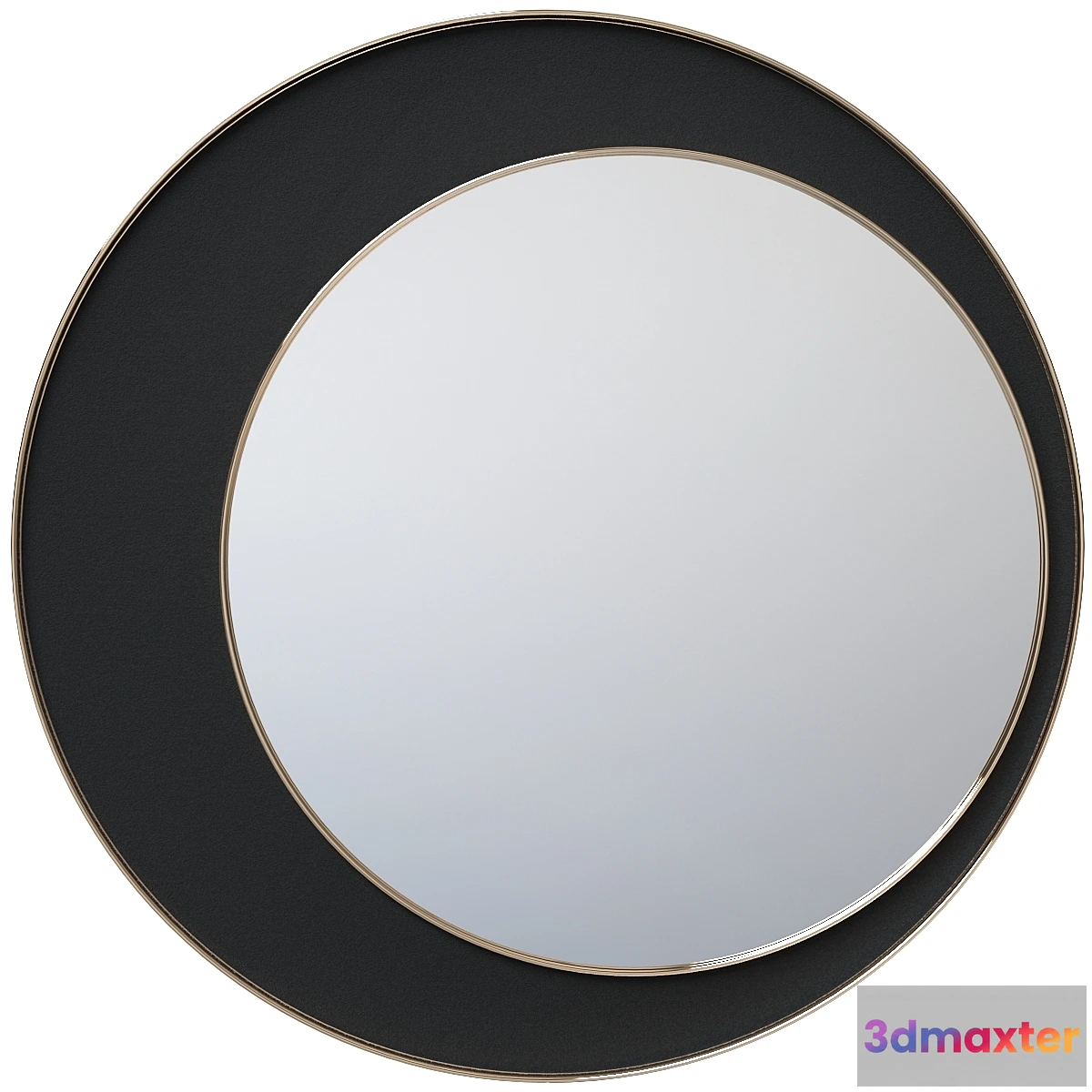 1313932 - Round mirror with velor Vigo LaRedoute - No.2 3D Max
