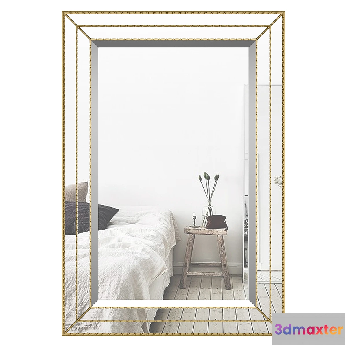 1319438 - Willacoochee Traditional Beveled Accent Mirror GRYL4520 3D Max