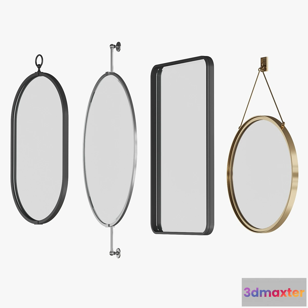 1338733 - Waterworks mirrors collection 3D Max