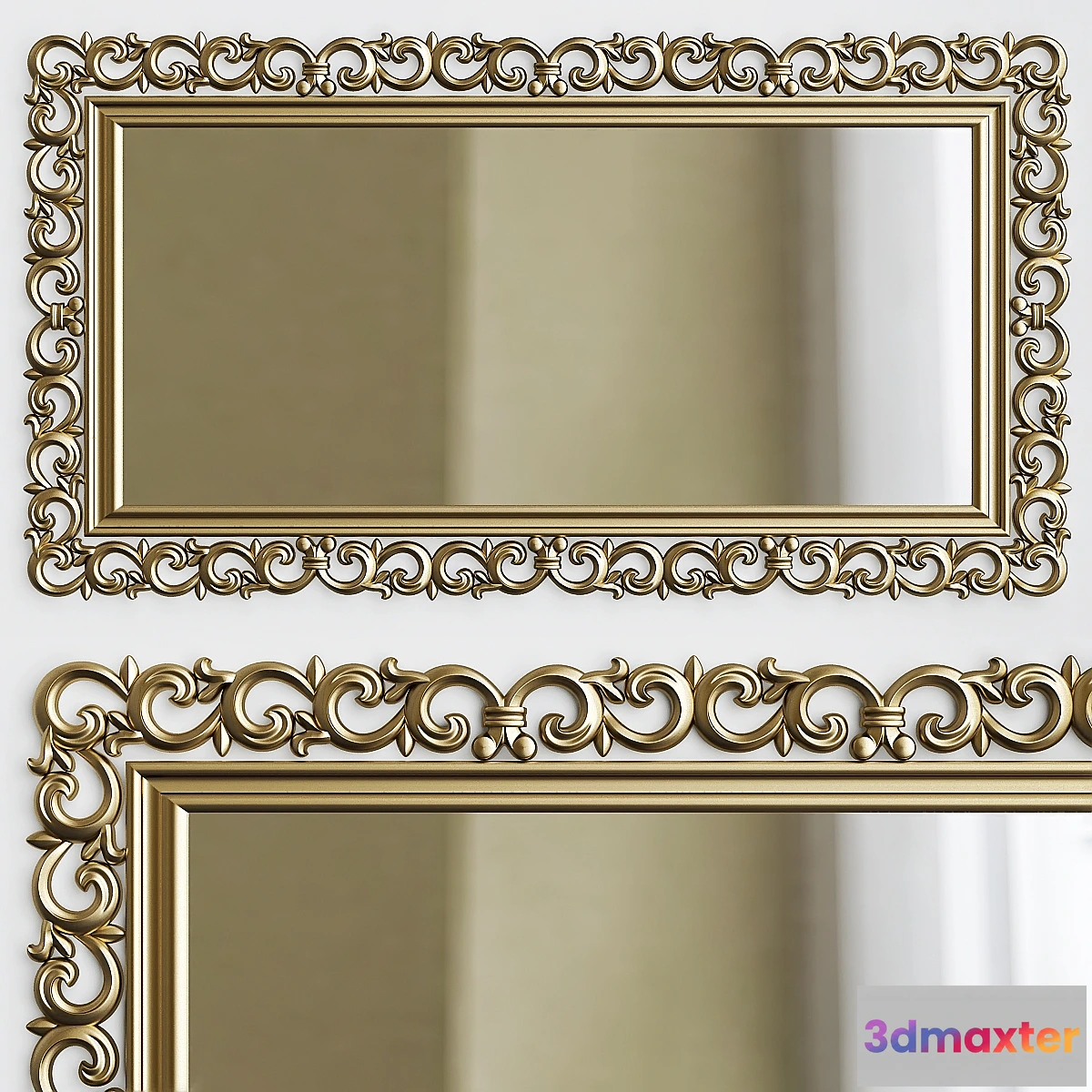 1344411 - Classic frames mirror 3D Max